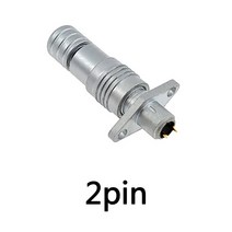 전선연결부품 XS6 마이크로 플랜지 소형 항공 플러그 소켓 2/3/4/5 코어 푸시-풀 커넥터 인터페이스 IP65, 01 2PIN