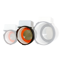 전동댐퍼 100mm/125mm/150mm 담파 욕실 화장실 환풍기 렌지후드 역류방지 냄새차단, 동오그린 전동댐퍼 125파이