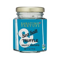 Sabatino Tartufi 트뤼플 소금 시즈닝 천연 고메 소금 시칠리아 바다 코셔 GMO 프리 프로젝트 인증 1184g(4온스), 4 Ounce (Pack of 1)