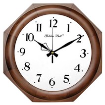 취침등 GB3012 무소음 원목 팔각 벽시계-72394EA, CR_ 본상품선택