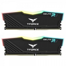 TEAMGROUP T-포스 델타 RGB DDR4 게이밍 메모리 32GB (2x16GB) 3600MHz (PC4-28800) CL18 TF3D432G3600HC18JDC01 블랙, 32GB(2x16GB)_DDR5 6200MHz 38-3