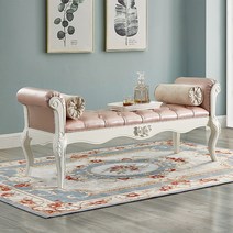 신부대기실 의자 1인, 1.6미터 핑크 레더 아트