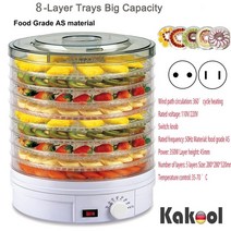 음식 건조기 가정용 식품 소형 고추 미니 8 트레이 탈수기 패스트 푸드 야채 용 공기, DKK, 220v