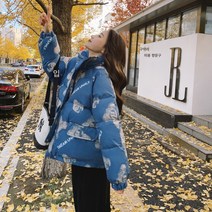 패딩 여한판 키 작은 패딩 숏 겨울 패딩 코트