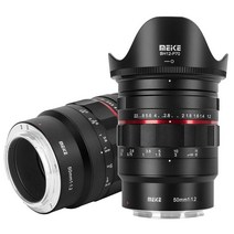 MEKE 50mm F1.2 대형 조리개 수동 초점 풀 프레임 렌즈 RF마운트 카메라 EOSR EOSRP R5 R6와 호환 USA 미국
