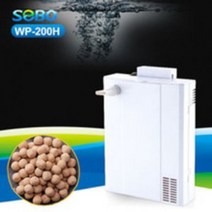 매직아쿠아 SOBO 소보 배면섬프 여과기 WP-200H + 여과재 150g