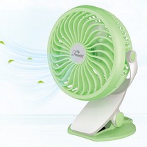 집게형 탁상용 클립 충전식 무선풍기 플러스 3000mAh 5시간사용 FAN-107 낚시/ 캠핑/ 유모차OK!