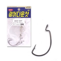 광어 다운샷 (마그나 슈퍼락 웜), 와이드갭 5/0 : 30/60cm, 1개