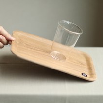 킨토 논슬립 우드 트레이 버드나무 우드 쟁반 직사각 3종, S 220x120mm