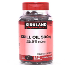 커클랜드 시그니춰 크릴오일 500mg x 180 Krill Oil 크릴오일 100%