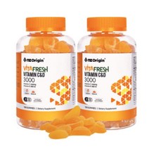 엔젯오리진 비타프레쉬 비타민 C&D 3000mg ( 100구미x 2) / 상큼한 오렌지맛 구미