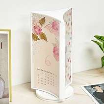 미용실 화이트 피부관리실메뉴판 3면 인테리어 360도회전