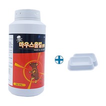 식당 전원주택 식품공장 쥐퇴치 쥐약 살서제 올킬 500 쥐약용기 2개, 1개