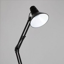 태영엘에스 관절 LED 집게 거치 조명 탁상 스탠드 작업 제도 블랙 학습용, 블랙(램프 미포함)