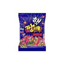 롯데 핵짱셔요 미니 벌크 195g 심심풀이 사무실간식 탕비실 졸음방지 어린이집선물 등산간식, 18개