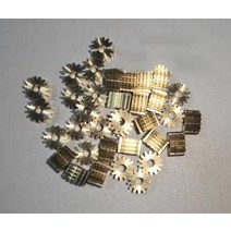 랙기어 122a 121 5a 0 4m 모듈 피니언 모터 샤프트 구멍 1 52mm 외경, 12개의 이빨, 1.98mm