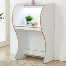 EONC 실속형 독서실책상 + LED등기구포함, 화이트LED