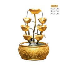 실내인공폭포 소형 사무실 연못 가습기 럭셔리 유럽식 소형실내분수대 실내분수, A