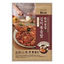 농협 한끼정성 차돌박이김치볶음밥 420g(2인분)*2개, 단품