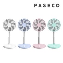 파세코BLDC 무선 접이식 선풍기 파큘레이터 서큘레이터 써큘레이터 PDF-MSFB1090M, 클린화이트
