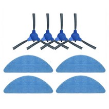 Cecotec Conga 1090 1790 티타늄 로봇 진공 교체 예비 부품 액세서리 메인 사이드 브러시 Hepa 필터 걸레, [11] Set 6