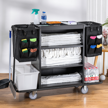 청소도구 이동식 도구함 호텔 숙박 화장실 청소보관함, 상세 페이지 참고, 페인트 스타일(일반 천 가방)1