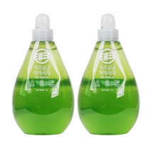 테크 식초살균 액체세제 연꽃 앤 유칼립투스 2.4L 2개
