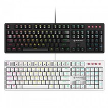 마이크로닉스 MANIC EX580L 게이밍 기계식 키보드 블랙 갈축