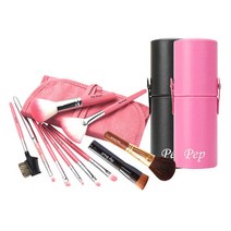 [PEP] 메이크업 브러쉬 8P 세트+추가 브러쉬 2종 블랙 케이스, 단품