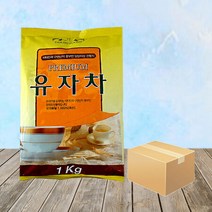 대호 유자차 1kg x 12봉 자판기용 유자 분말 에이드, 1000g