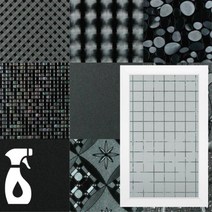 관공서 유리자동문용 물부착 썬팅 방범필름 학원 창문 학교, ㅁ창문필름 입체스퀘어 4M