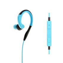 일음쇼핑^*n스포츠 이어폰 헬스.런닝용 POWERTEEN R100 (블루) 용이어폰 방수 운동용 헬스용 귀걸이형 런닝용 이어셋일음medi*^, ab*^선택없는