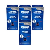 라바짜 크레마 E 구스토 네스프레소 호환 30캡슐 Lavazza Crema E Gusto Nespresso Compatible Coffee, 4팩