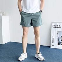 데일트 남자 나일론 여름 밴딩 스판 4부 반바지