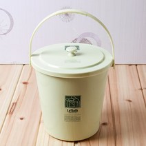 Wastebasket 롯데 LoBath 음식물 쓰레기통 3L pink 21x21.7cm