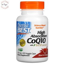닥터스베스트 코엔자임 코큐텐 100mg 120캡슐 바이오페린 고흡수, 1개
