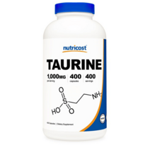 미국 뉴트리코스트 타우린 TAURINE 1000mg 4캡슐, 400정 1통