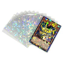 100PC 보석 레이저 플래시 홀로그램 아이돌 KPOP 사진 카드 슬리브 커버 귀여운 시니 반짝 이는 TCG 카드 호일 보호 필름 매직, 100 보석 58x89mm