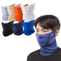 UV 자외선차단 쿨 멀티 스카프 골프 자전거 스포츠 등산 낚시 다용도 스포츠 마스크 귀걸이형 남녀공용, 베이지