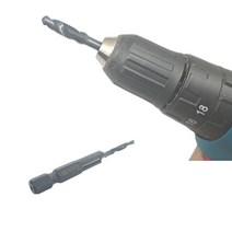 차징샵유통 전동 드릴 블랙 탭핑 디버링 드릴비트 M5 X 0.8MM, 3IN1 비트 M5 x 0.8MM, 1개
