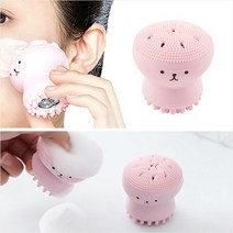 실리콘 모공브러쉬 세안 딥 클렌징 블랙헤드 세안 피지 각질 제거 문어브러쉬