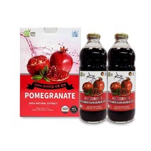 자연의 미소 프리미엄 석류 원액 터키산 1000ml nfc착즙원액 100프로 석류진액 즙 석류주스 엘라그산 에스트로겐 엄마선물 여성, 2개