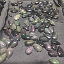 수석 천연석천연 보석 하트 마다가스카르 공작 눈 녹색 Kambaba 재스퍼 화석 플레이 및 미네랄 선물용 1, 한개옵션0