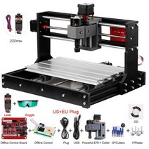 업그레이드 버전 cnc 3018 pro 레이저 조각사 grbl 제어 diy 미니 cnc 라우터 기계 diy 조각 기계 + 오프라인 컨트롤러, 협력사, 2500mw 레이저 추가