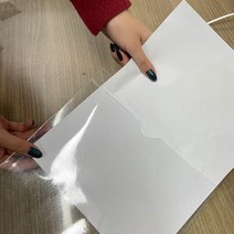 경질 봉투 사무용 A4 포켓 파일 파일 게시판 부착