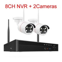 셉톱박스 빔프로젝터 영상기 송신기 리모콘 Techage-5mp 8CH 무선 감시 보안 시스템 AI 얼굴 감지 비디오 C, 01 8CH NVR and 2 Camera_04 3T