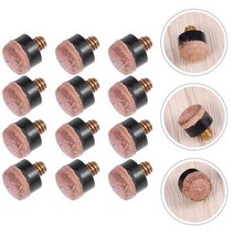 10겹 스틱 팁 키트 교체 나사 액세서리 휴대용 개인큐대 재료, Brown