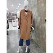 [무자크] [W몰 ] K8LC07 뒤트임 오버핏 롱 코트