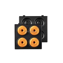 가정용 토스터기 아침 식사 타코야키 팬케이크 샌드위치 메이커 650W 타이밍 와플 토스터 아침 식사 기계, 03 Donuts