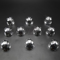 튜익스휠너트 자동차휠너트 10pcs 32mm 트럭 타이어 휠 허브 커버 보호 캡 휠, 10개